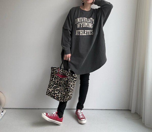 画像10: ●メーカー在庫限り●【3/3 LIVEアイテム】●ピグメントロゴチュニック（メーカー確認後確保） (10)