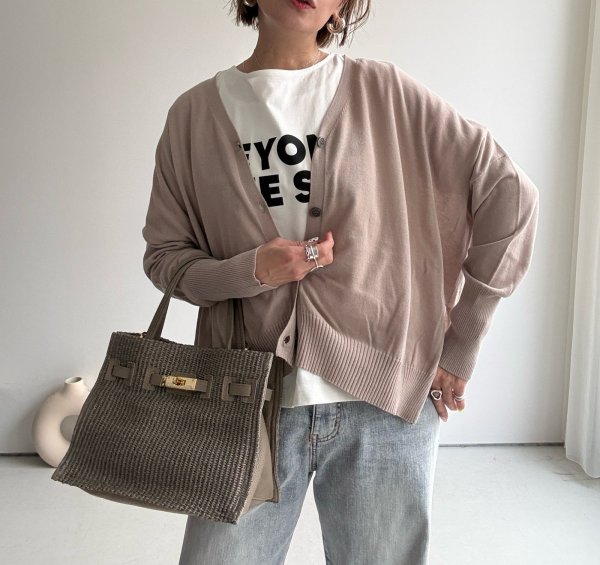 画像29: ●ご予約5倍ポイント対象●生産枠限り●【3/7 LIVEアイテム】●夏の羽織にも◎前後差コットンカーデ（メーカー確認後確保）（予約/5） (29)