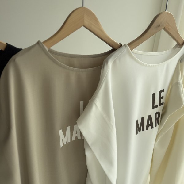 画像4: ●ご予約5倍ポイント対象●生産枠限り●【3/7 LIVEアイテム】●さらさら素材●大人のロゴトップス（メーカー確認後確保）（予約/5月） (4)