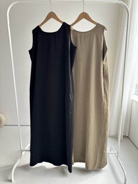 画像2: ●生産枠限り●【3/7 LIVEアイテム】●ファーストライン●大人シンプルノースリワンピ（メーカー確認後確保）（予約/3－4月） (2)