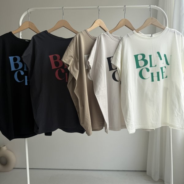 画像2: ●ご予約5倍ポイント対象●生産枠限り●【3/7 LIVEアイテム】●BLANCHEタックスリーブT（メーカー確認後確保）（予約/5月） (2)