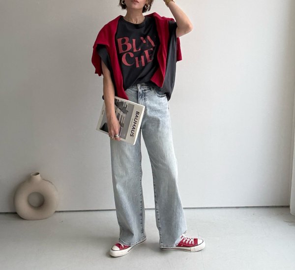 画像8: ●ご予約5倍ポイント対象●生産枠限り●【3/7 LIVEアイテム】●BLANCHEタックスリーブT（メーカー確認後確保）（予約/5月） (8)