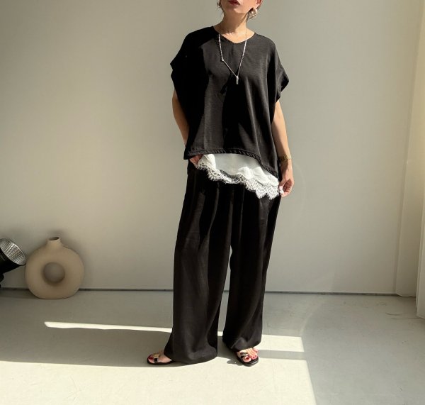 画像7: ●生産枠限り●【3/7 LIVEアイテム】●ファーストライン●大人シンプル万能タックスリーブトップス（メーカー確認後確保）（予約/3-4月） (7)