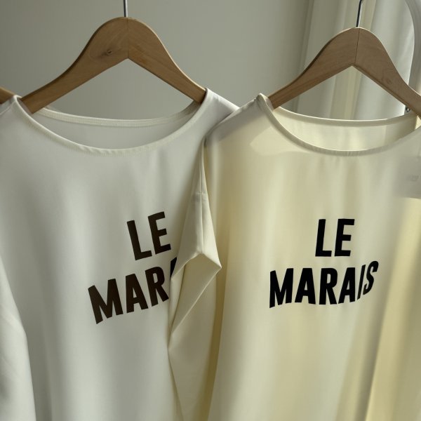 画像3: ●ご予約5倍ポイント対象●生産枠限り●【3/7 LIVEアイテム】●さらさら素材●大人のロゴトップス（メーカー確認後確保）（予約/5月） (3)