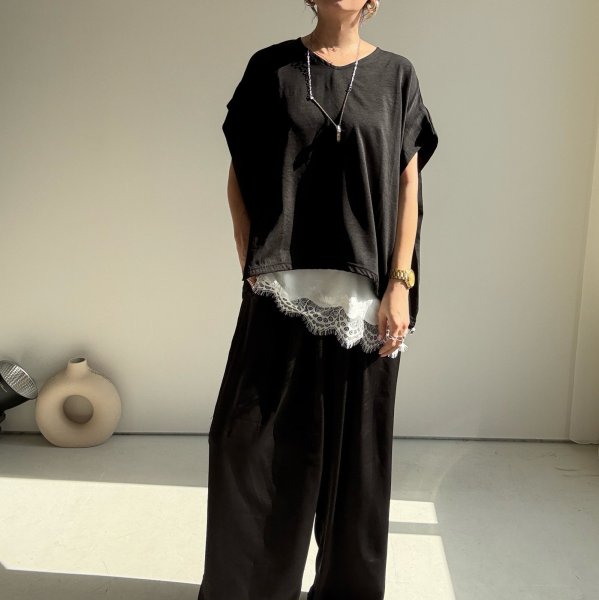 画像4: ●生産枠限り●【3/7 LIVEアイテム】●ファーストライン●大人シンプルタックイージーパンツ（メーカー確認後確保）（予約/3－4月） (4)