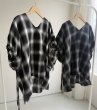 画像3: ●ご予約5倍ポイント対象●生産枠限り●【3/7 LIVEアイテム】●ドルマンスリーブチェックシャツ（メーカー確認後確保）（予約/6月） (3)