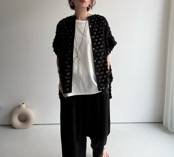 画像12: ●ご予約5倍ポイント対象●生産枠限り●【3/7 LIVEアイテム】●シアージャガードタックスリーブブラウス（メーカー確認後確保）（予約/5月） (12)