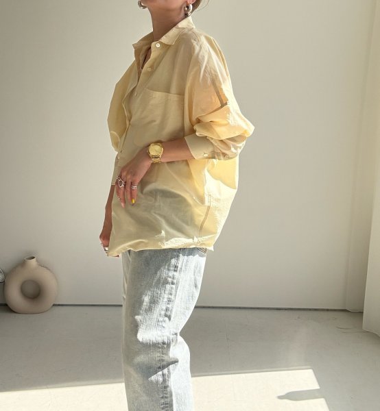 画像5: ●身幅ゆったり【3/9 LIVEアイテム】●スプリングカラーシアーシャツ (5)