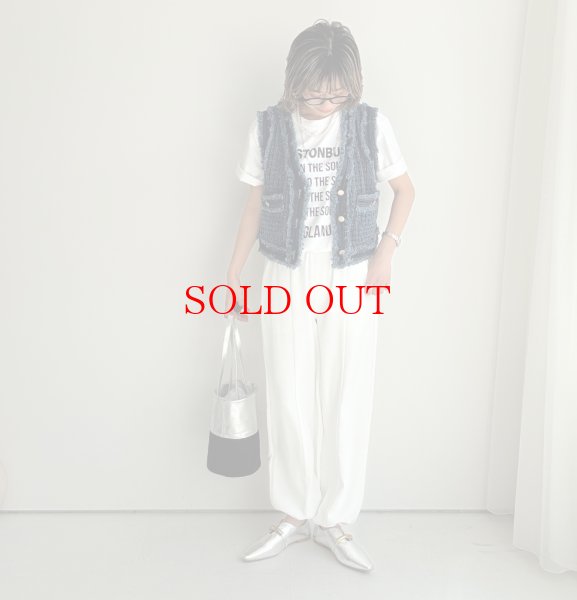 画像9: ●大大大人気‼︎追加生産決定‼︎●身長問わずおすすめ◎【3/9 LIVEアイテム】●フリンジデニムベスト（予約/4） (9)