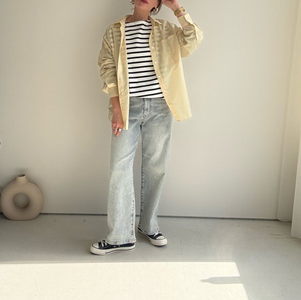 画像11: ●身幅ゆったり【3/9 LIVEアイテム】●スプリングカラーシアーシャツ (11)