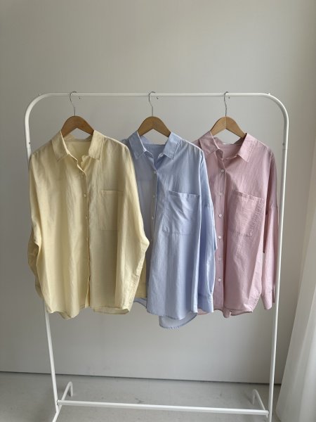 画像16: ●身幅ゆったり【3/9 LIVEアイテム】●スプリングカラーシアーシャツ (16)