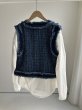画像11: ●身長問わずおすすめ◎【3/9 LIVEアイテム】●フリンジデニムベスト（メーカー確認後確保） (11)