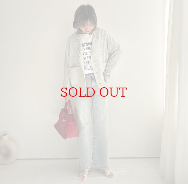 画像4: ●セレモニーにも◎【3/11 LIVEアイテム】●ツイードライトクラシカルジャケット (4)