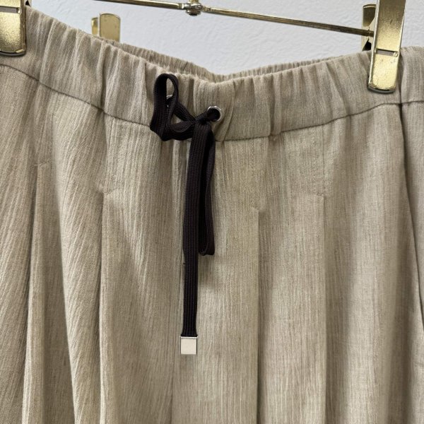 画像2: ●ご予約5倍ポイント対象●【3/13 ayane LIVEアイテム】●リネン混スラブワイドパンツ（予約/6月） (2)