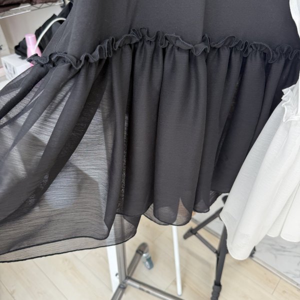 画像4: ●ご予約5 倍ポイント対象●【3/13 ayane LIVEアイテム】●シアードッキングブラウスT（予約/6月） (4)