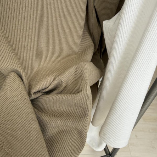 画像5: ●ご予約5倍ポイント対象●【3/13 ayane LIVEアイテム】●ハーフスリーブリブトップス（予約/6月） (5)