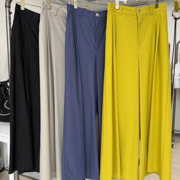 画像2: ●ご予約5倍ポイント対象●【3/13 ayane LIVEアイテム】●ストレッチツイルワイドパンツ（予約/6月） (2)