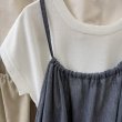 画像4: ●ご予約5 倍ポイント対象●【3/13ayane LIVEアイテム】●リネン混スラブフレアビスチェ（予約/6月） (4)
