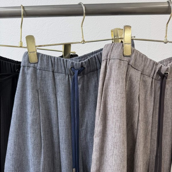 画像3: ●ご予約5倍ポイント対象●【3/13 ayane LIVEアイテム】●リネン混スラブワイドパンツ（予約/6月） (3)