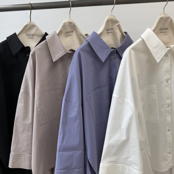 画像2: ●ご予約5倍ポイント対象●【3/13 ayane LIVEアイテム】●前後差ボックスシャツ（予約/6月） (2)