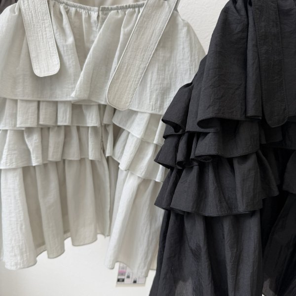 画像2: ●ご予約5倍ポイント対象●【3/13 ayane LIVEアイテム】●フリルビスチェ（予約/6月） (2)