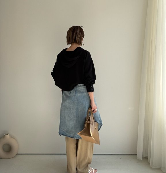 画像13: ●高身長サイズが登場!!●生産枠限り【3/16 LIVEアイテム】●さらさら春夏タックボリュームパンツ（予約） (13)