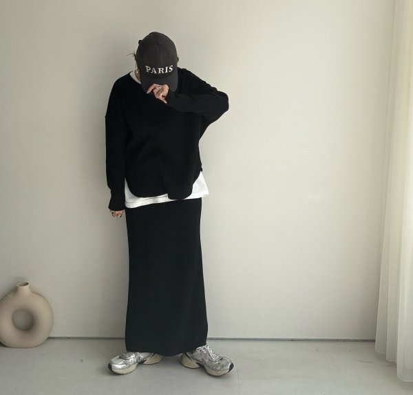 画像8: ●大人のこなれ感が素敵●セットアップ可能【3/20 LIVEアイテム】●サーマルルーズプルオーバー (8)