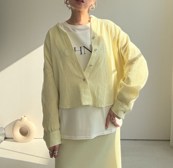 画像9: ●春夏の羽織にも◎【3/20 LIVEアイテム】●クリンクルドルマンシャツ (9)