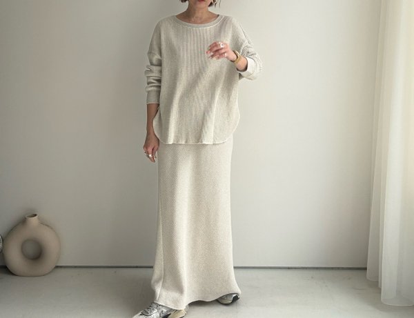 画像5: ●大人のこなれ感が素敵●セットアップ可能【3/20 LIVEアイテム】●サーマルルーズプルオーバー (5)