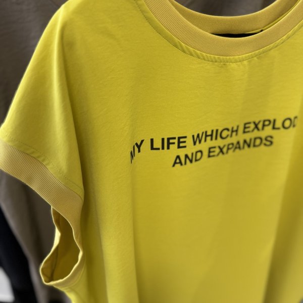 画像3: ●期間限定ご予約5倍ポイント●【3/25LIVEアイテム】さらさら素材●ベーシックロゴフレンチブラウス（予約/5月） (3)