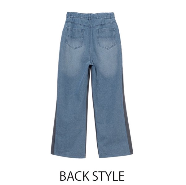 画像2: ●期間限定ご予約5倍ポイント●【3/25LIVEアイテム】デニムドッキングイージースラックス（予約/5月） (2)