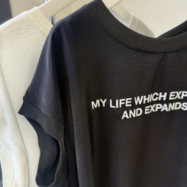 画像5: ●期間限定ご予約5倍ポイント●【3/25LIVEアイテム】さらさら素材●ベーシックロゴフレンチブラウス（予約/5月） (5)