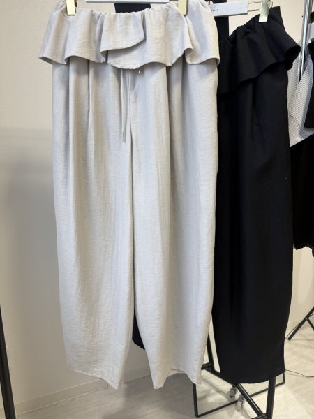 画像4: ●期間限定ご予約5倍ポイント●【3/25LIVEアイテム】ペプラムデザインコクーンパンツ（予約/5月） (4)