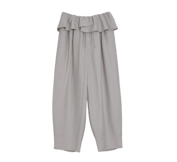 画像1: ●期間限定ご予約5倍ポイント●【3/25LIVEアイテム】ペプラムデザインコクーンパンツ（予約/5月） (1)