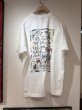 画像6: ●期間限定ご予約5倍ポイント●【3/25LIVEアイテム】アートプリント殴り書きデザインT/アーティストコラボアイテム（予約/5月） (6)