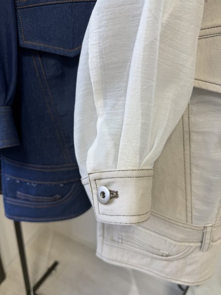 画像6: ●期間限定ご予約5倍ポイント●【3/25LIVEアイテム】デニム×シアードッキングジャケット（予約/5月） (6)