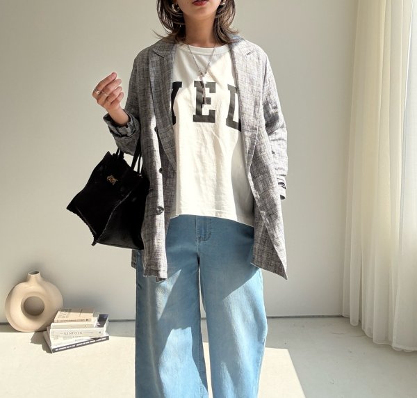 画像12: ●インしないで良い丈◎前後差ベストバランス!【3/28LIVEアイテム】YELオーバーロゴT (12)