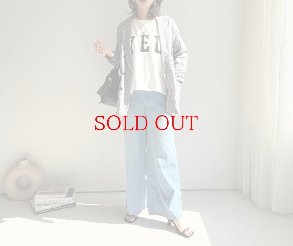 画像5: ●メーカー在庫限りで終売●【3/28 LIVEアイテム】接触冷感/吸水速乾/真夏OK◎さらさらワイドデニム（メーカー確認後確保） (5)