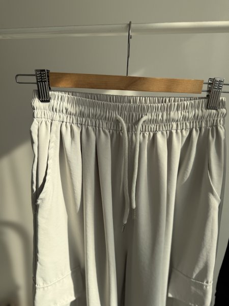 画像6: ●メーカー在庫限りで終売●【3/28 LIVEアイテム】裾絞りOK◎さらさらカーゴパンツ（メーカー確認後確保） (6)