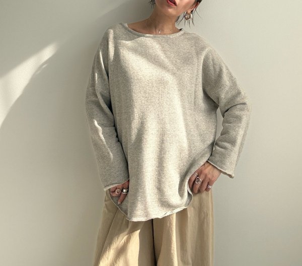 画像1: ●ゆるっとシルエットが可愛い【3/28LIVEアイテム】ルーズスエットプルオーバー (1)