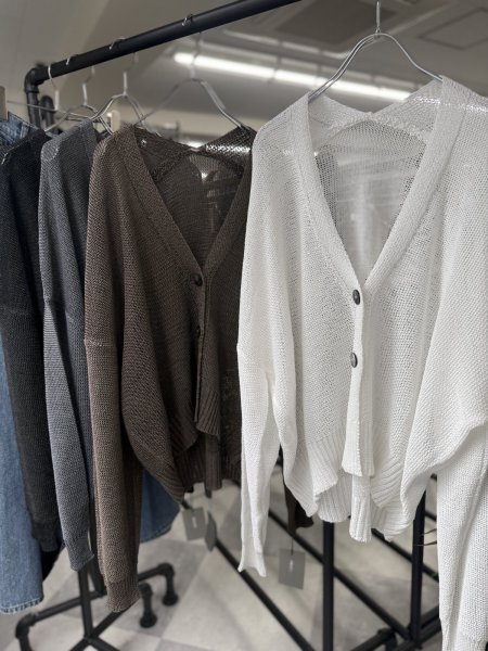 画像1: ●SALE●メーカー在庫限り●【3/31 LIVEアイテム】ドルマンメッシュカーデ (1)