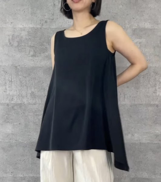 画像2: ●期間限定●生産枠に限りあり●【4/3LIVEアイテム】変形レイヤードタンク（予約/4-5月） (2)