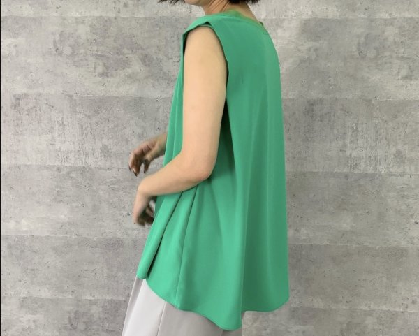 画像6: ●期間限定●生産枠に限りあり●背中のお肉をカバーする「セナ肉カバートップス【4/3LIVEアイテム】チュールパイピングトップス（予約/5-6月） (6)