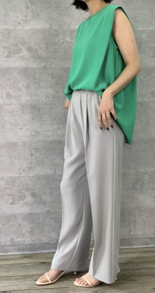 画像7: ●期間限定●生産枠に限りあり●背中のお肉をカバーする「セナ肉カバートップス【4/3LIVEアイテム】チュールパイピングトップス（予約/5-6月） (7)