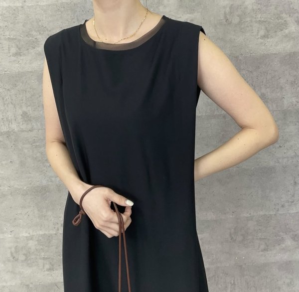 画像4: ●期間限定●ご予約5倍ポイント●セナ肉カバートップスからワンピが登場!！【4/3LIVEアイテム】ボックスロングワンピ（予約/5-6月） (4)