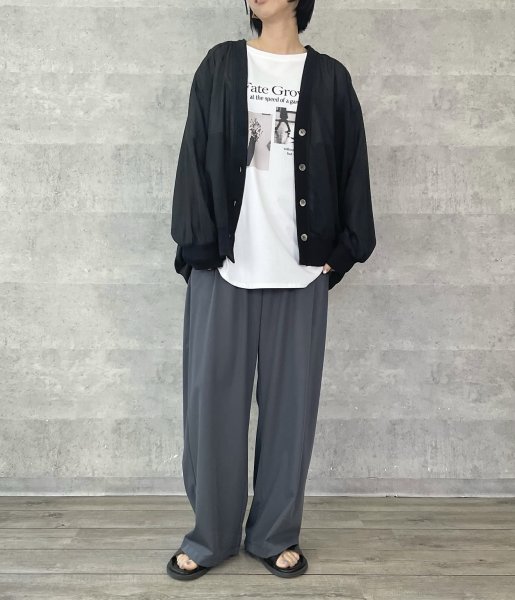 画像5: ●期間限定●ご予約5倍ポイント●【4/3LIVEアイテム】バックロゴシアーカーデ（予約/5-6月） (5)