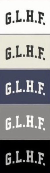 画像7: ●期間限定●ご予約5倍ポイント●【4/3LIVEアイテム】GLHFロゴT（予約/6月） (7)