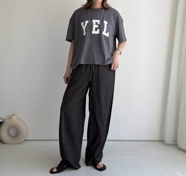 画像1: ●期間限定●生産枠に限りあり●【4/8LIVEアイテム】デニムライクイージーパンツ（予約/5月） (1)