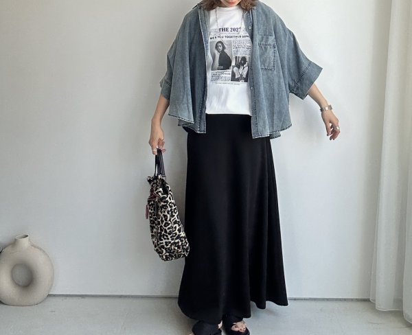 画像4: ●期間限定●生産枠に限りあり●【4/8LIVEアイテム】ドルマンデニムシャツ（予約/5月） (4)