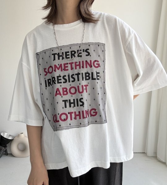 画像2: ●期間限定●生産枠に限りあり●【4/8LIVEアイテム】ドットチュールロゴT（予約/5月） (2)